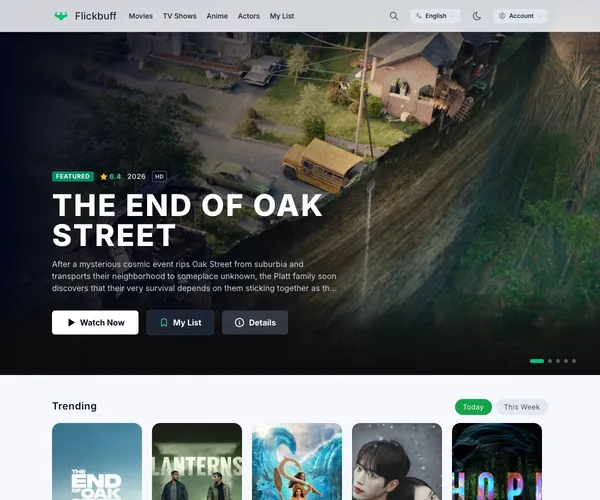 Screenshot of Flickbuff