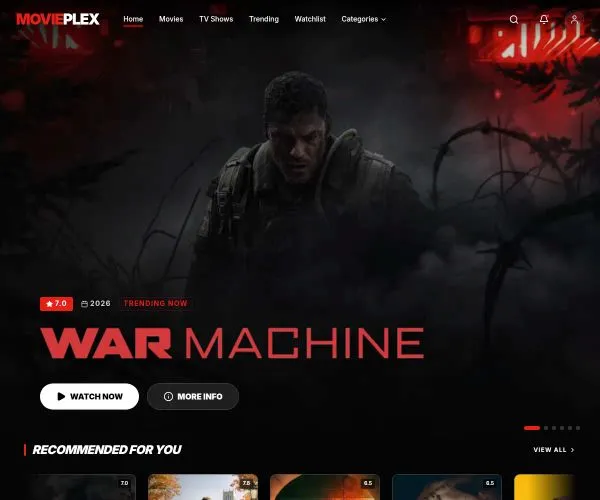 Screenshot of MoviePlex